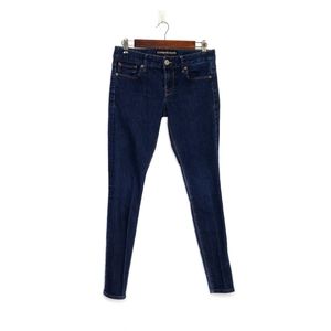 Express Stella Low Rise Legging Dark Wash Jeans
